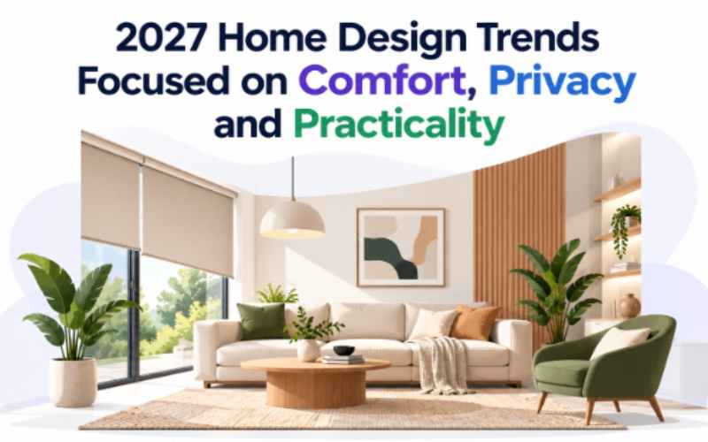 2027 home design trends for comfort, privacy, and practicality